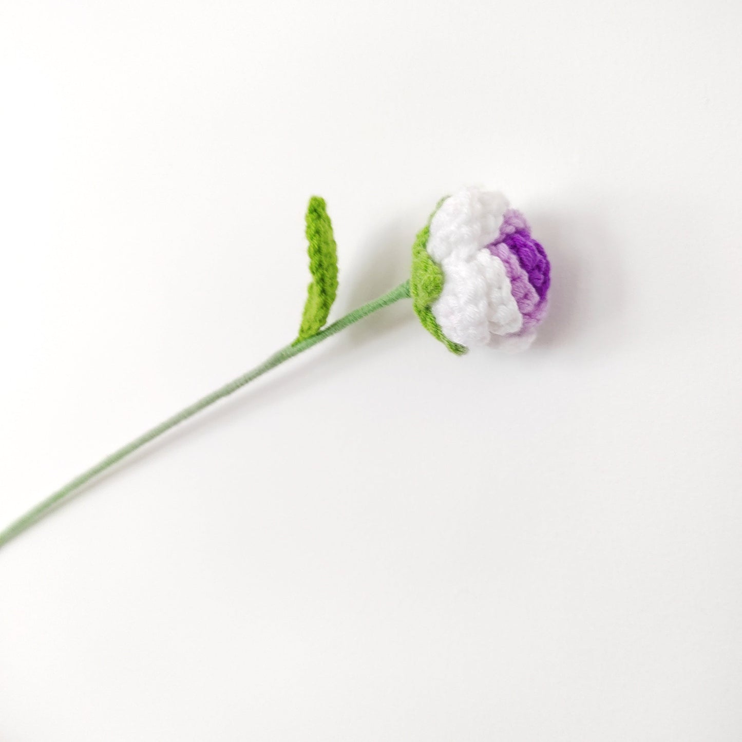 Crochet Flower, Mini Rose, 100% Handmade, Hand-Knitted with 100% Cotton
