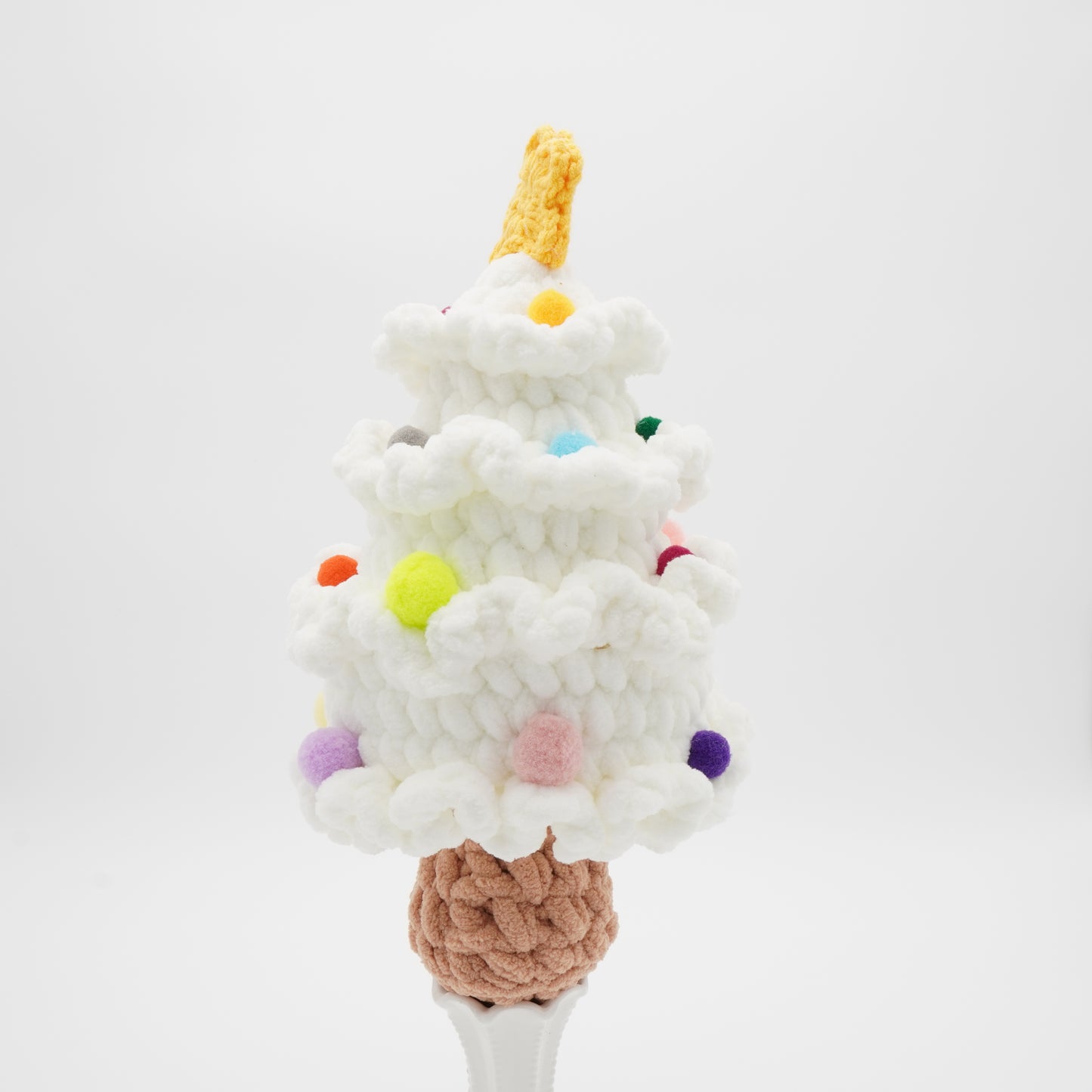 Handmade Crochet Christmas Tree, Hand-Knitted with Cotton Yarn