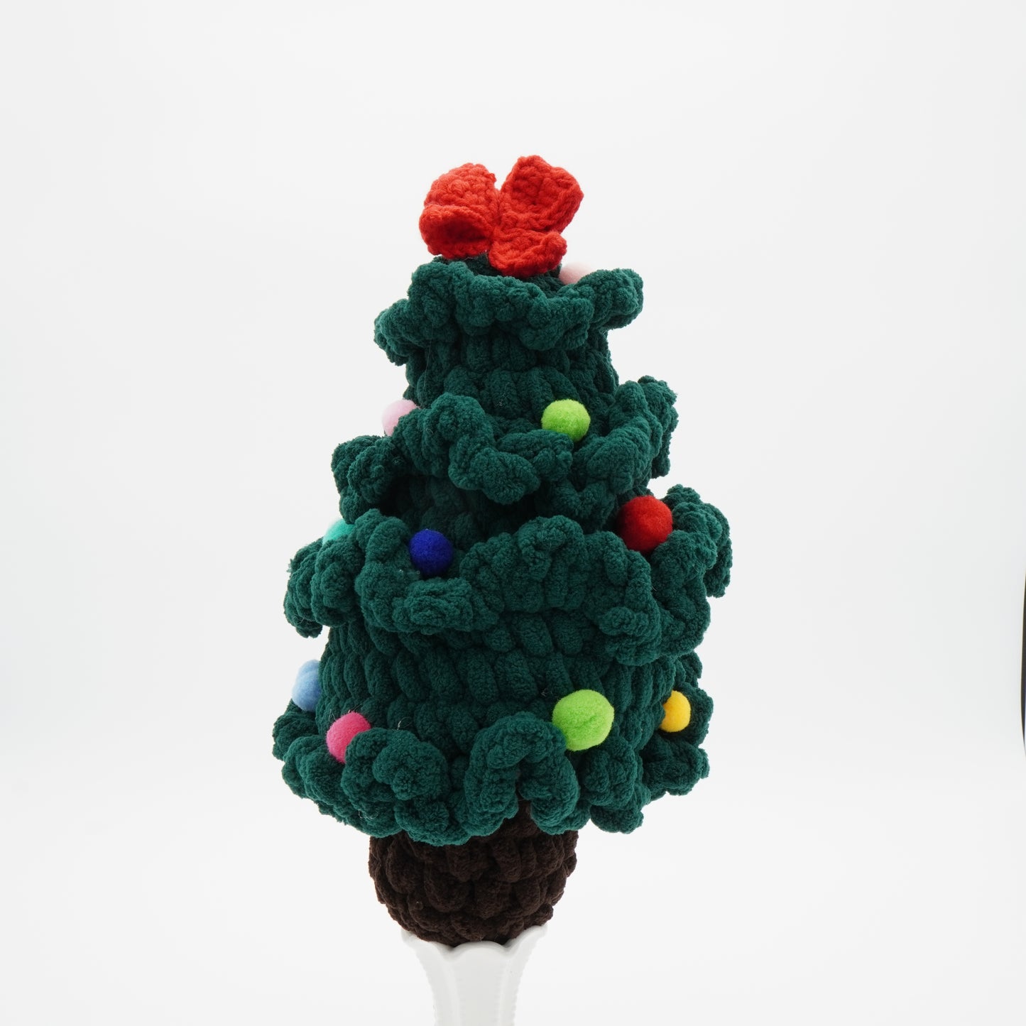 Handmade Crochet Christmas Tree, Hand-Knitted with Cotton Yarn