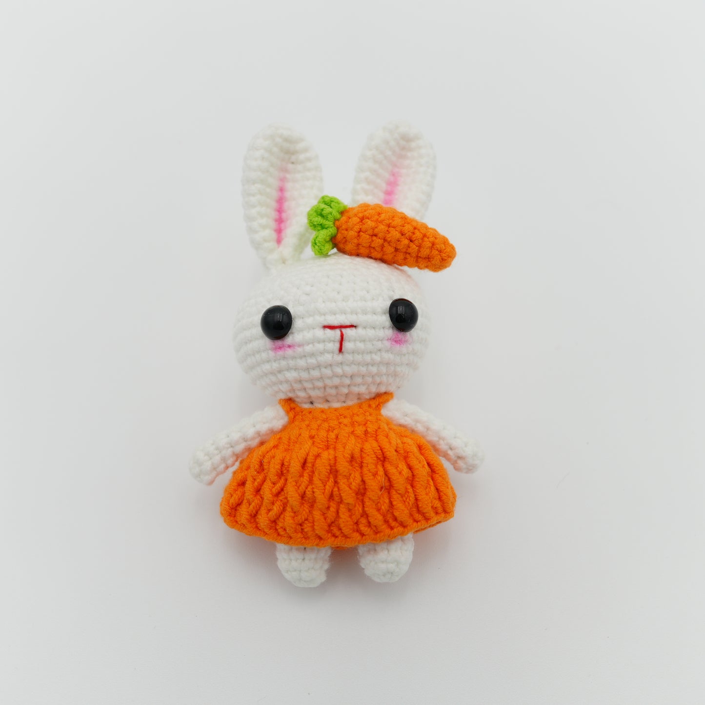 Handmade Crochet Bunny, Hand-Knitted with Cotton Yarn