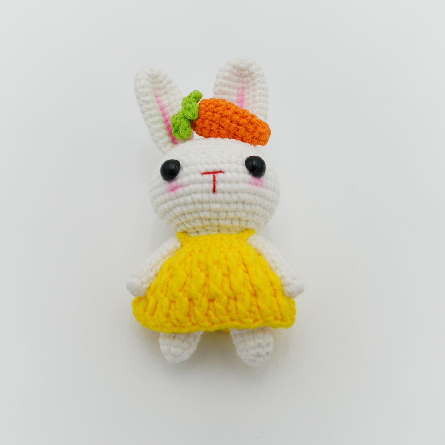 Handmade Crochet Bunny, Hand-Knitted with Cotton Yarn