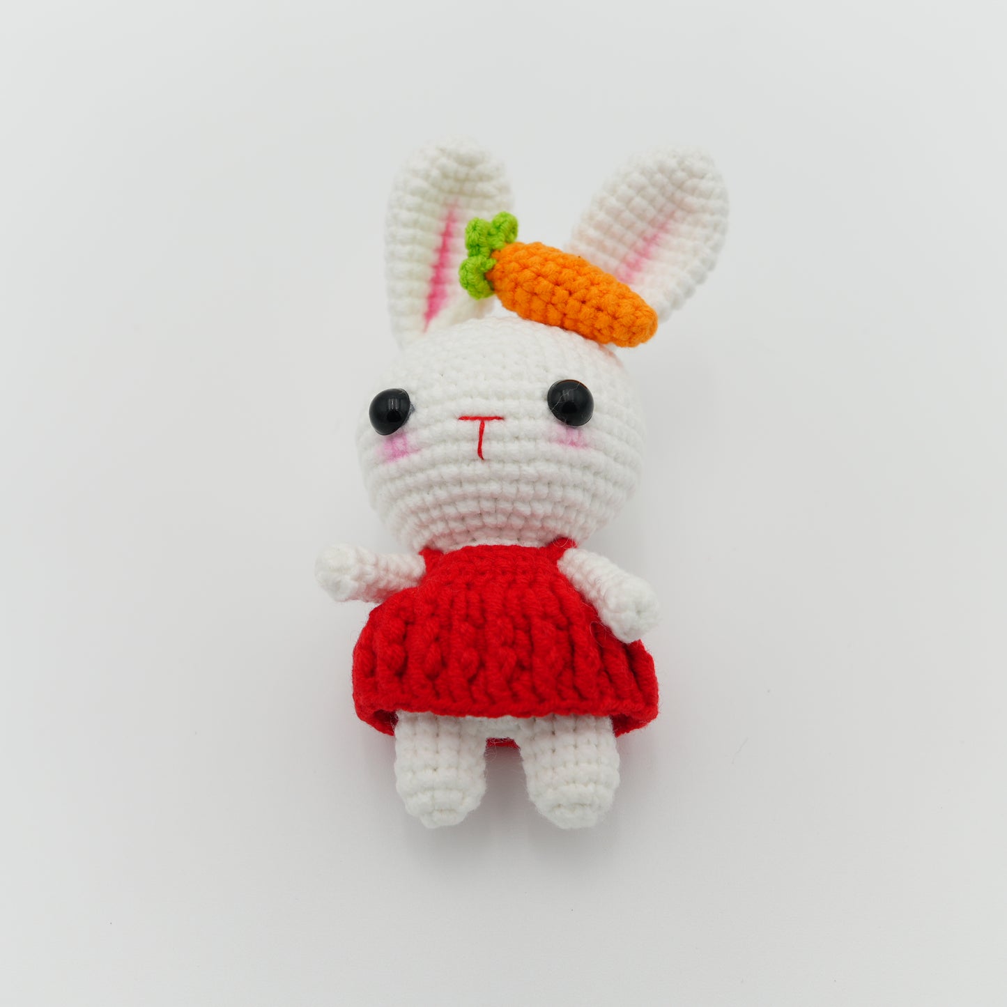 Handmade Crochet Bunny, Hand-Knitted with Cotton Yarn