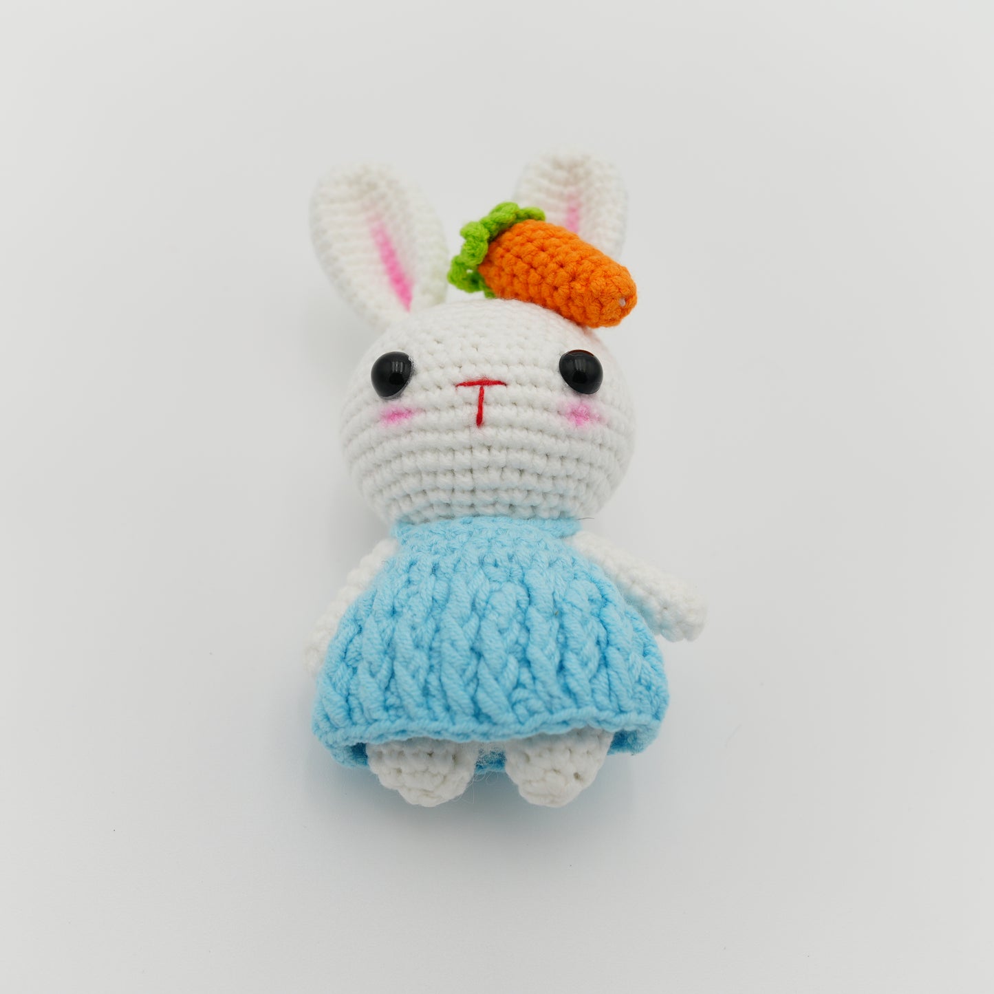 Handmade Crochet Bunny, Hand-Knitted with Cotton Yarn