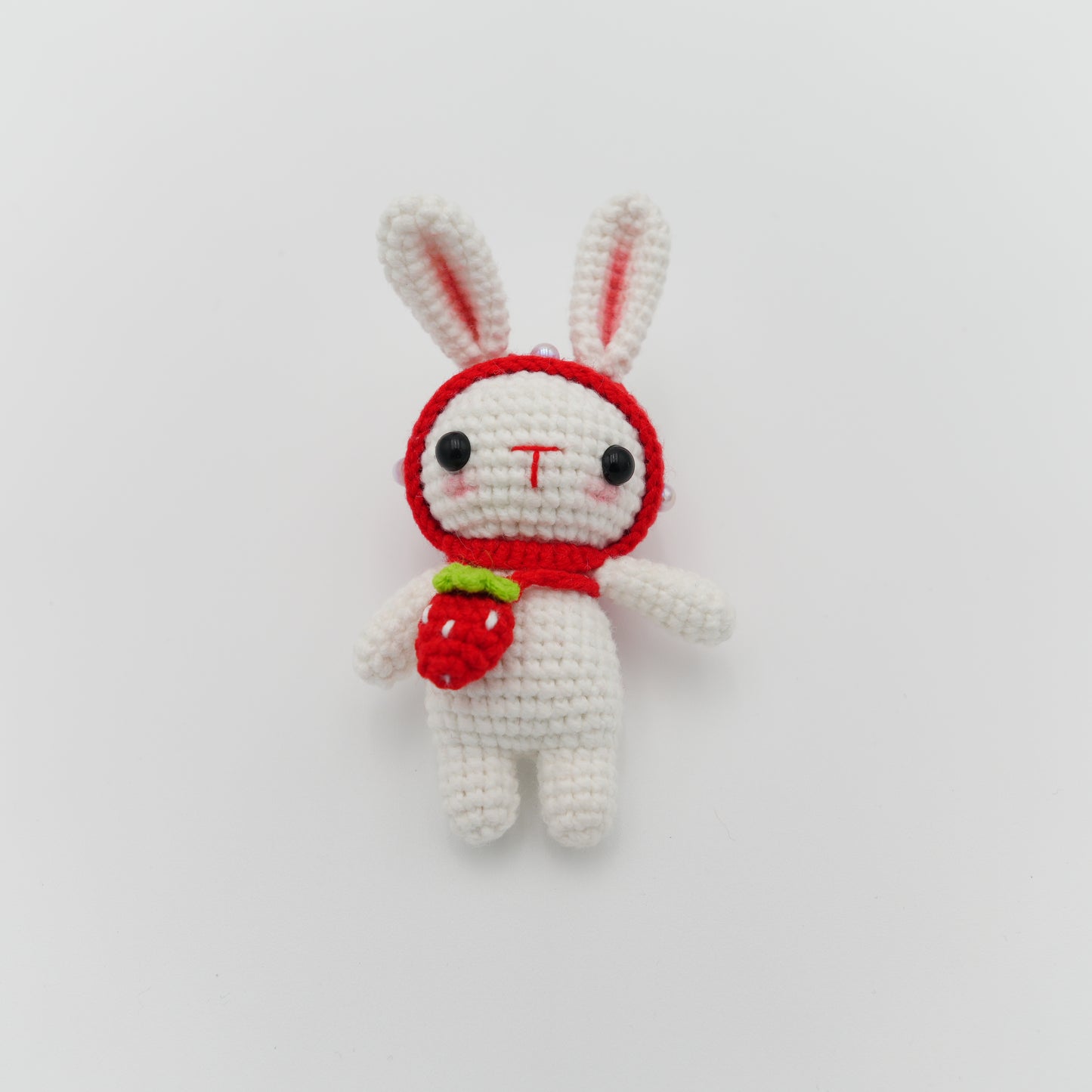 Handmade Crochet Bunny, Hand-Knitted with Cotton Yarn