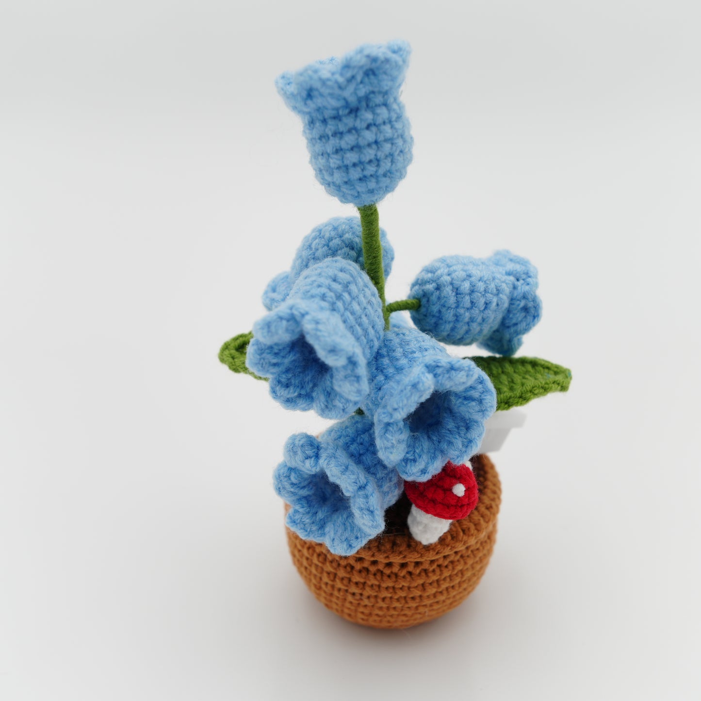 Crochet Potted Flowers with Light