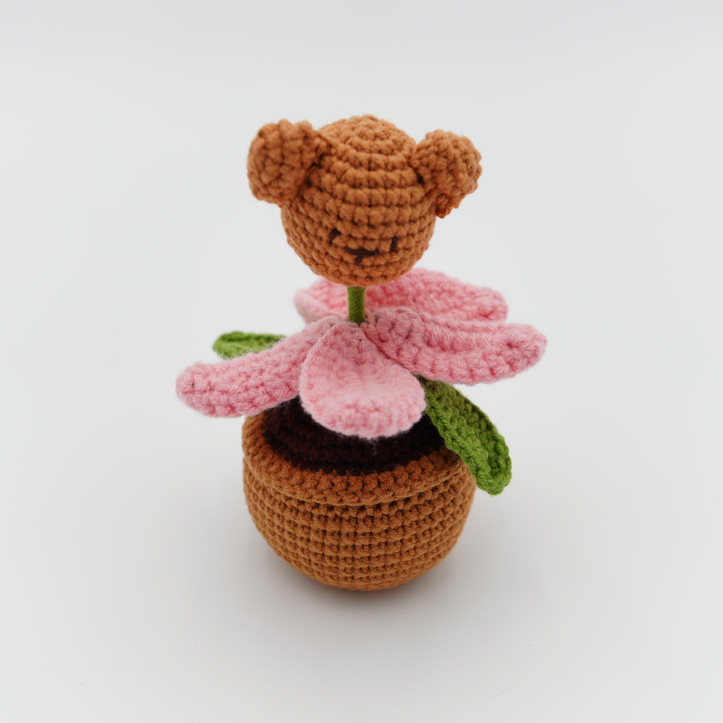 Crochet Potted Animal Head with Light