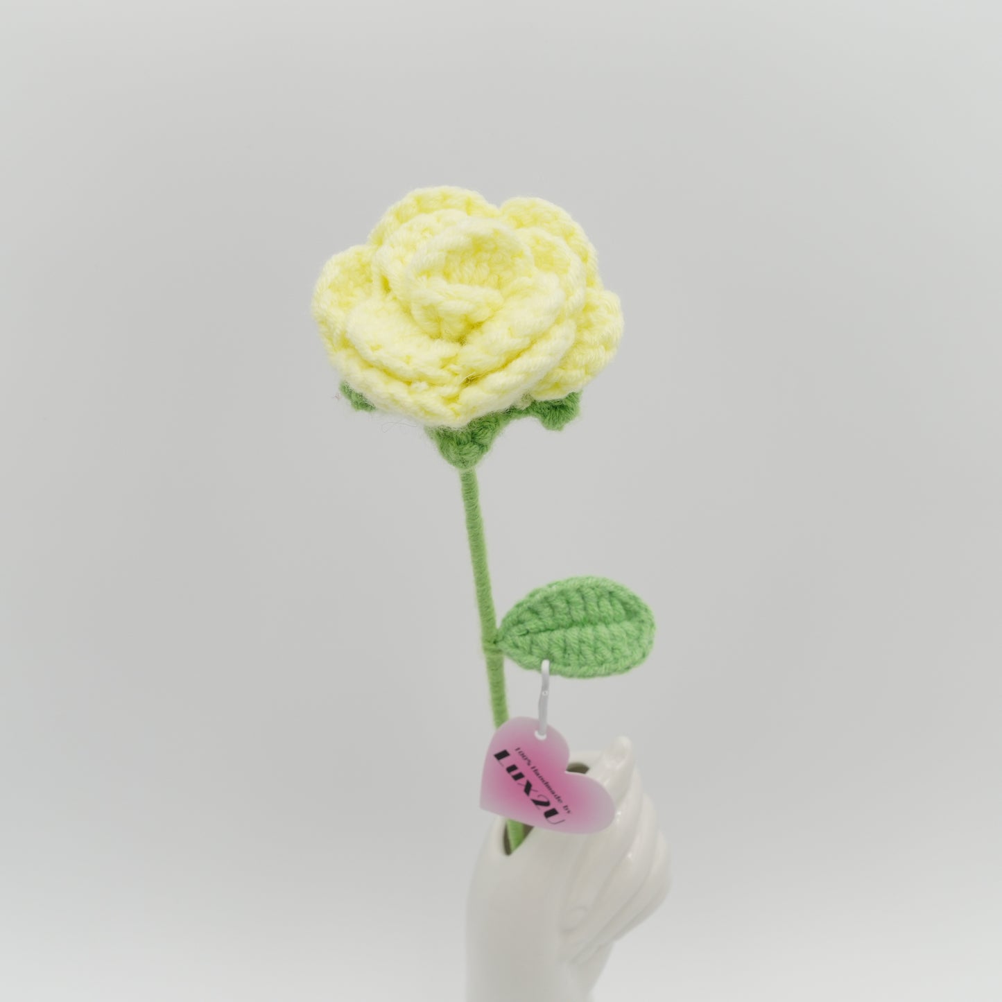 Crochet Flower, Mini Rose, 100% Handmade, Hand-Knitted with 100% Cotton