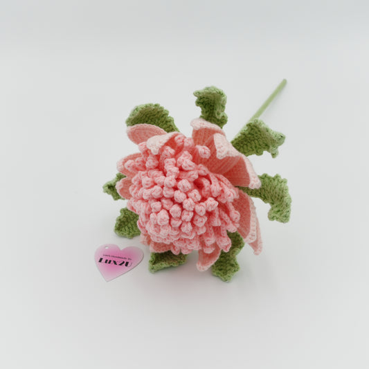 Crochet Flower, Queen Protea, 100% Handmade, Hand-Knitted with 100% Cotton