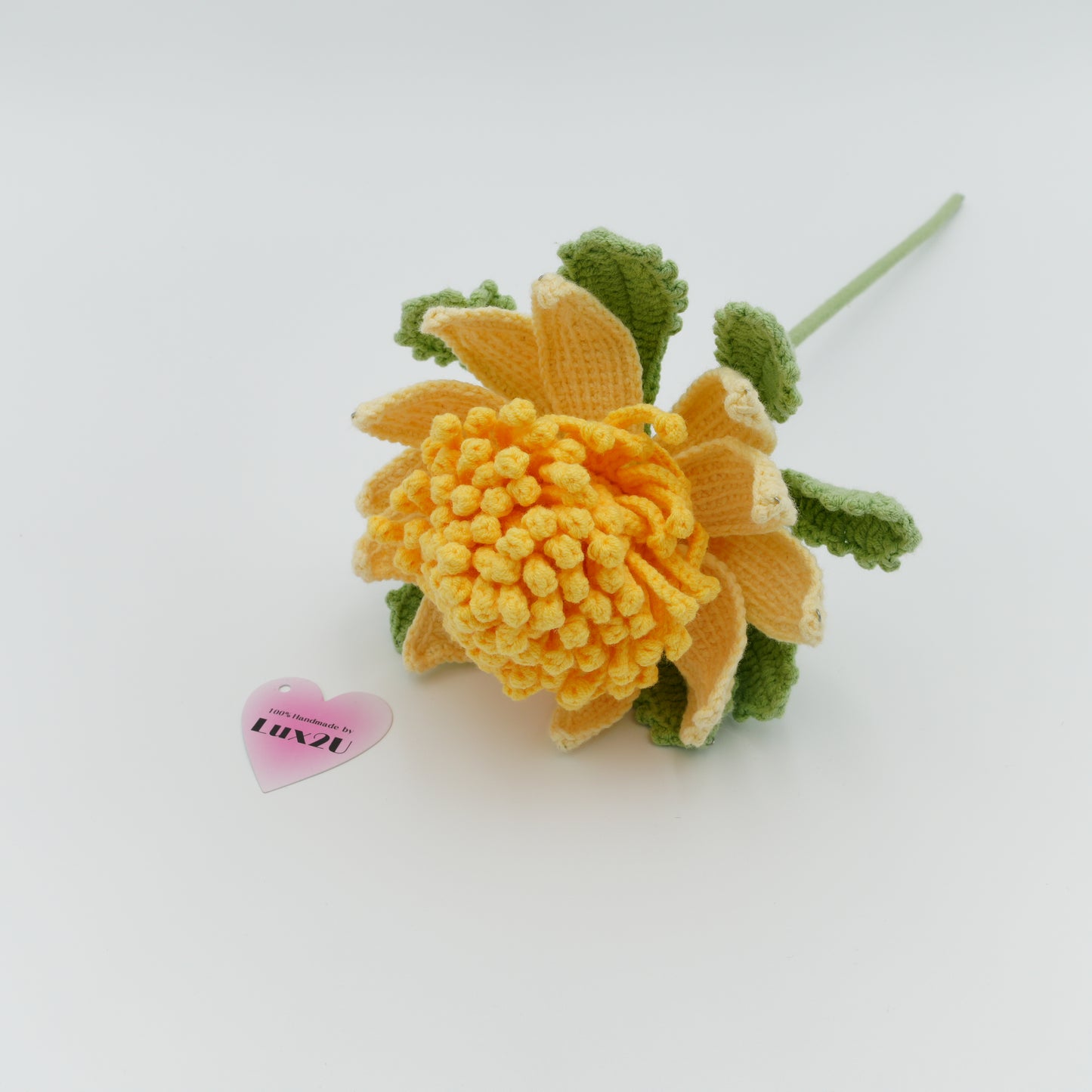 Crochet Flower, Queen Protea, 100% Handmade, Hand-Knitted with 100% Cotton