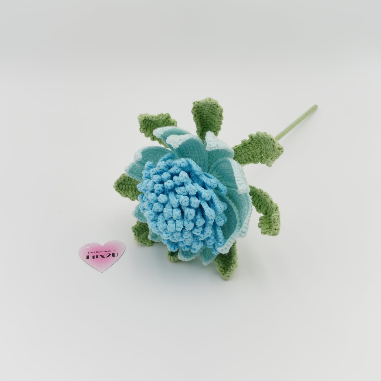 Crochet Flower, Queen Protea, 100% Handmade, Hand-Knitted with 100% Cotton