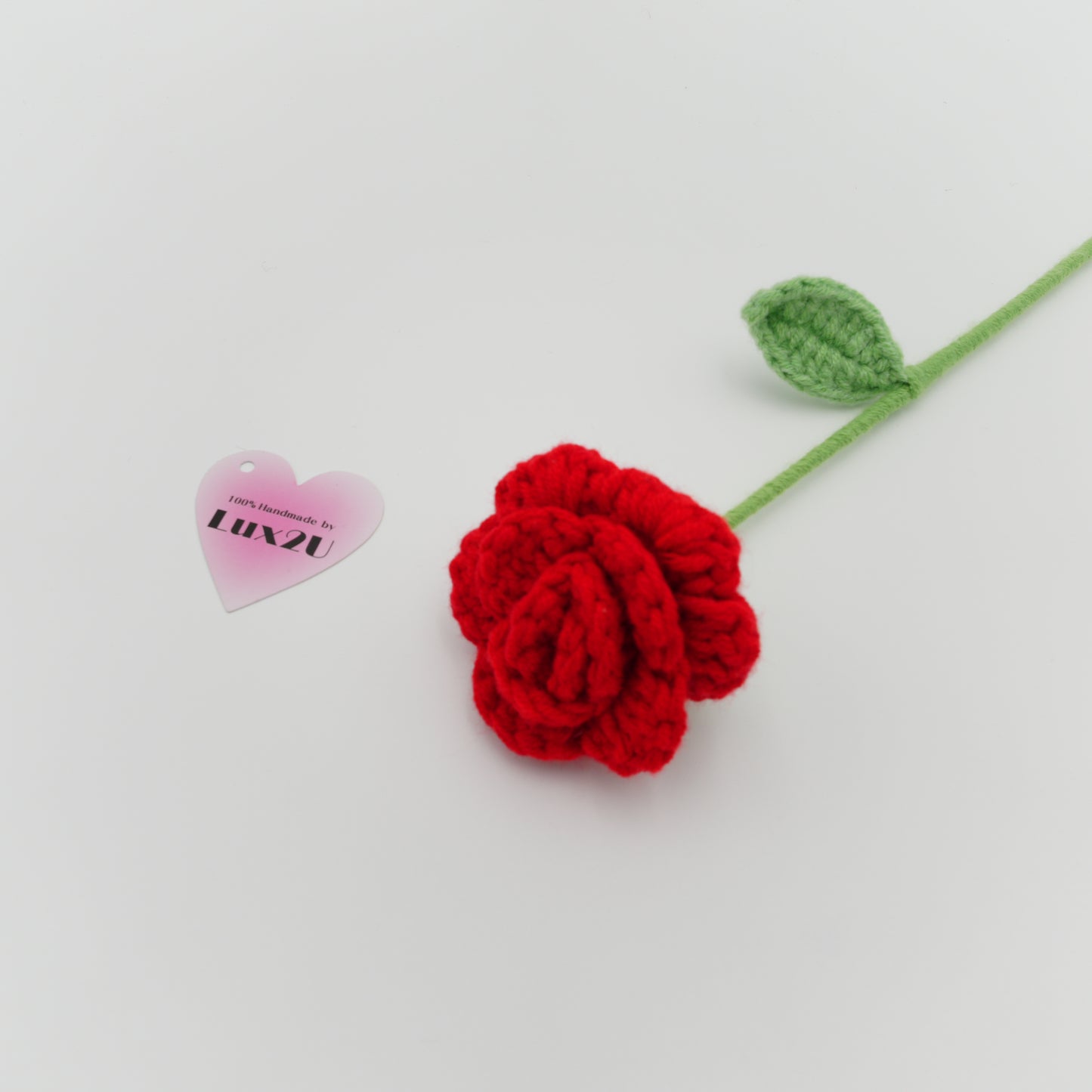 Crochet Flower, Mini Rose, 100% Handmade, Hand-Knitted with 100% Cotton