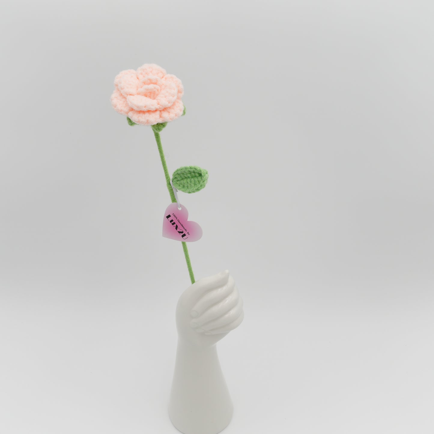 Crochet Flower, Mini Rose, 100% Handmade, Hand-Knitted with 100% Cotton