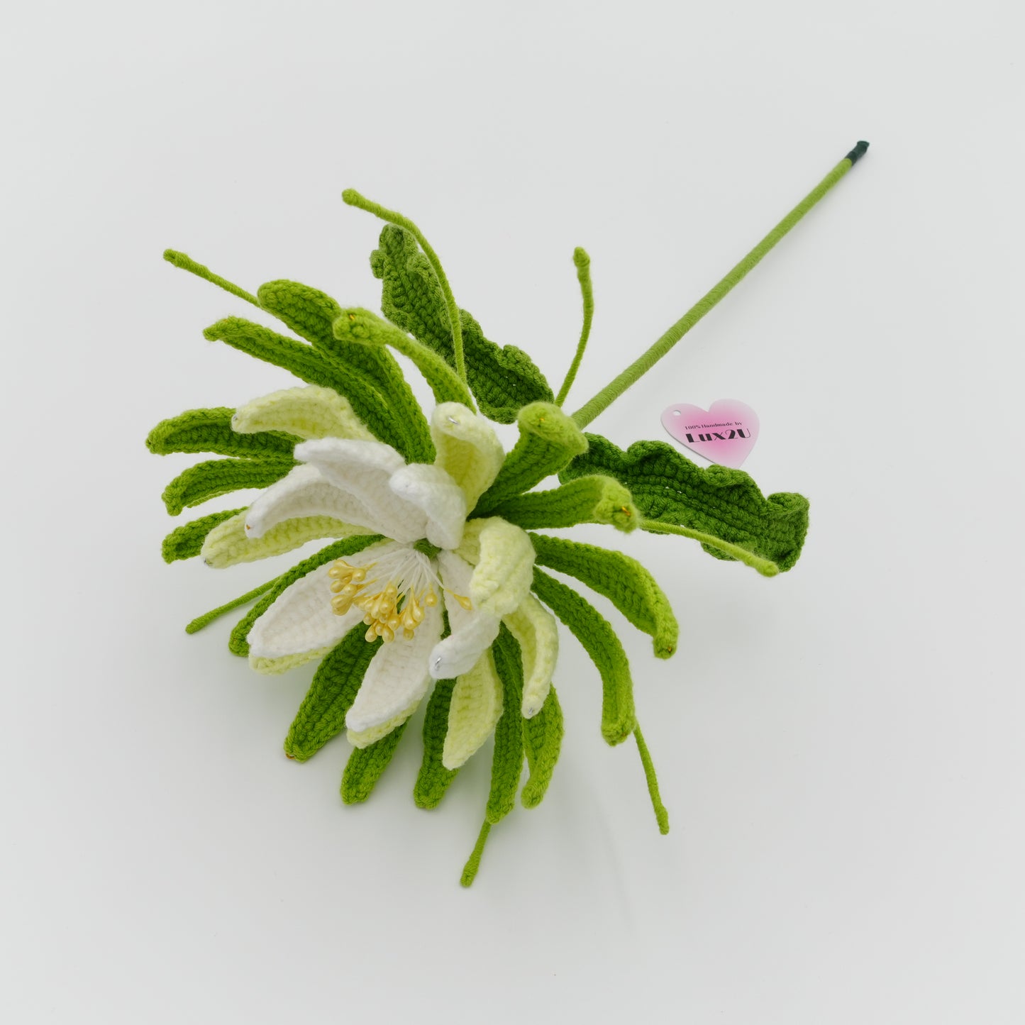 crochet spider lily Crochet Flower, Spider Lily, 100% Handmade, Hand-Knitted with 100% Cot – lux2u.art