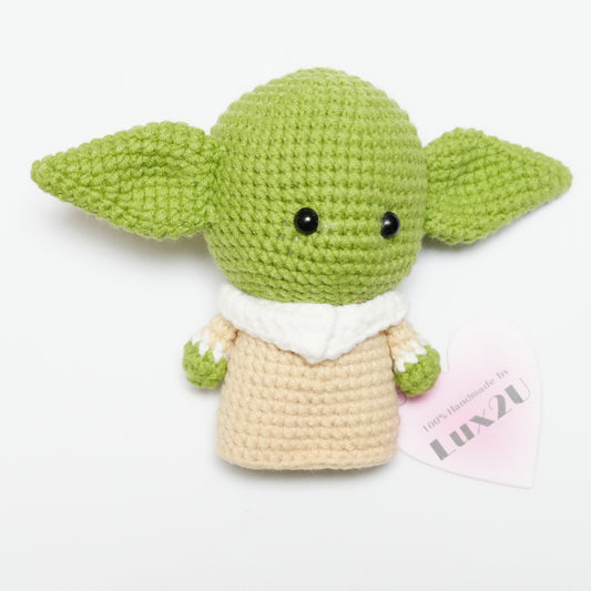 Handmade Crochet Baby Yoda (Grogu)