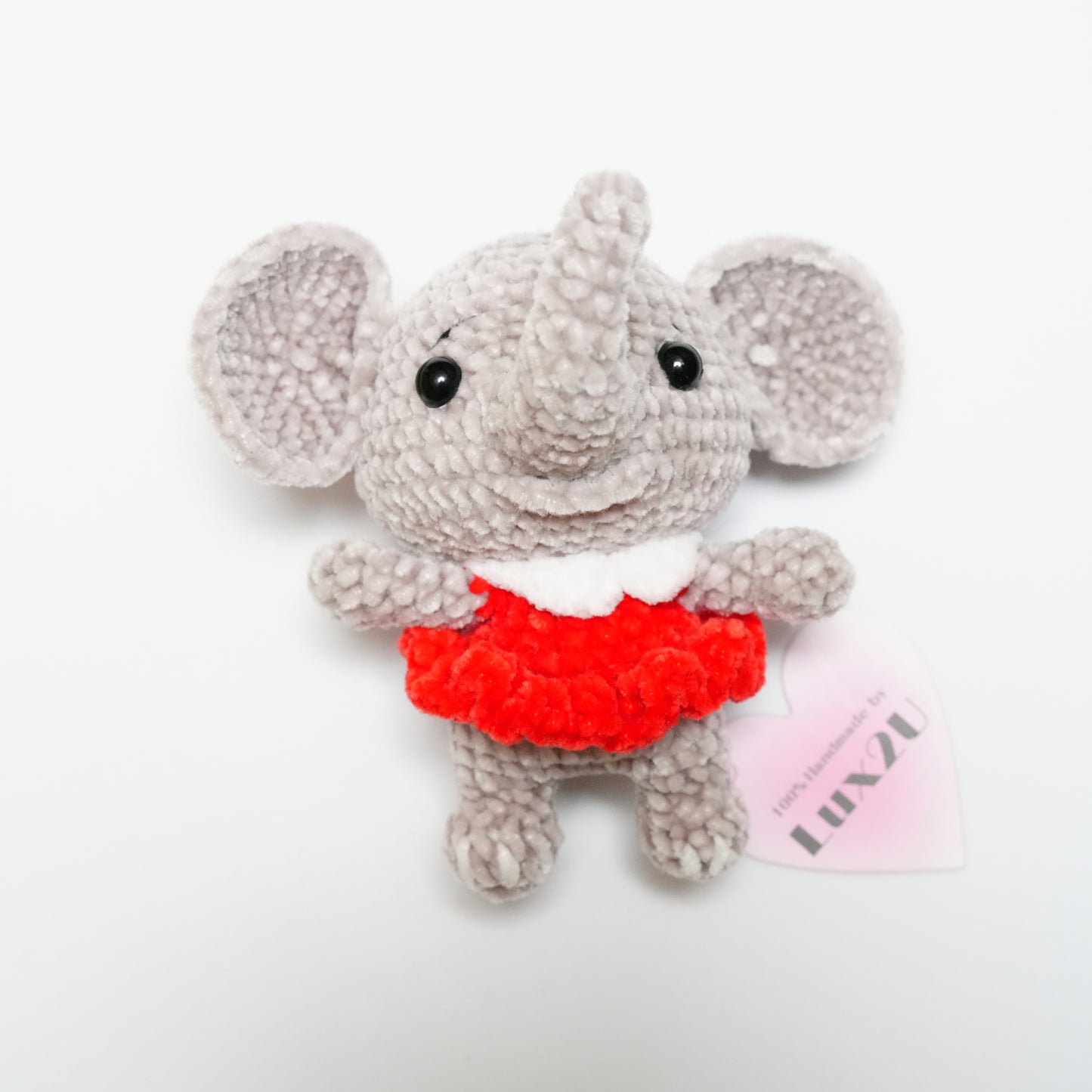 Handmade Crochet Toy Elephant