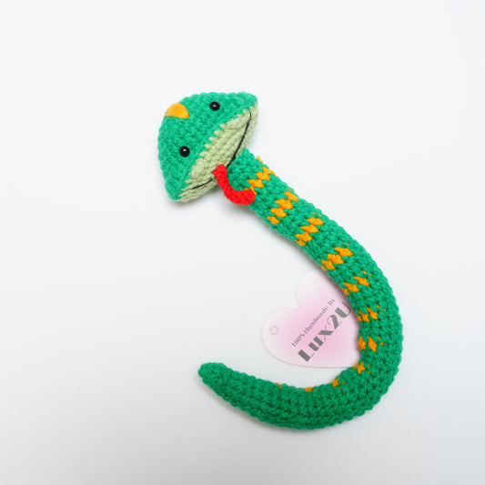 Handmade Crochet Toy Snake