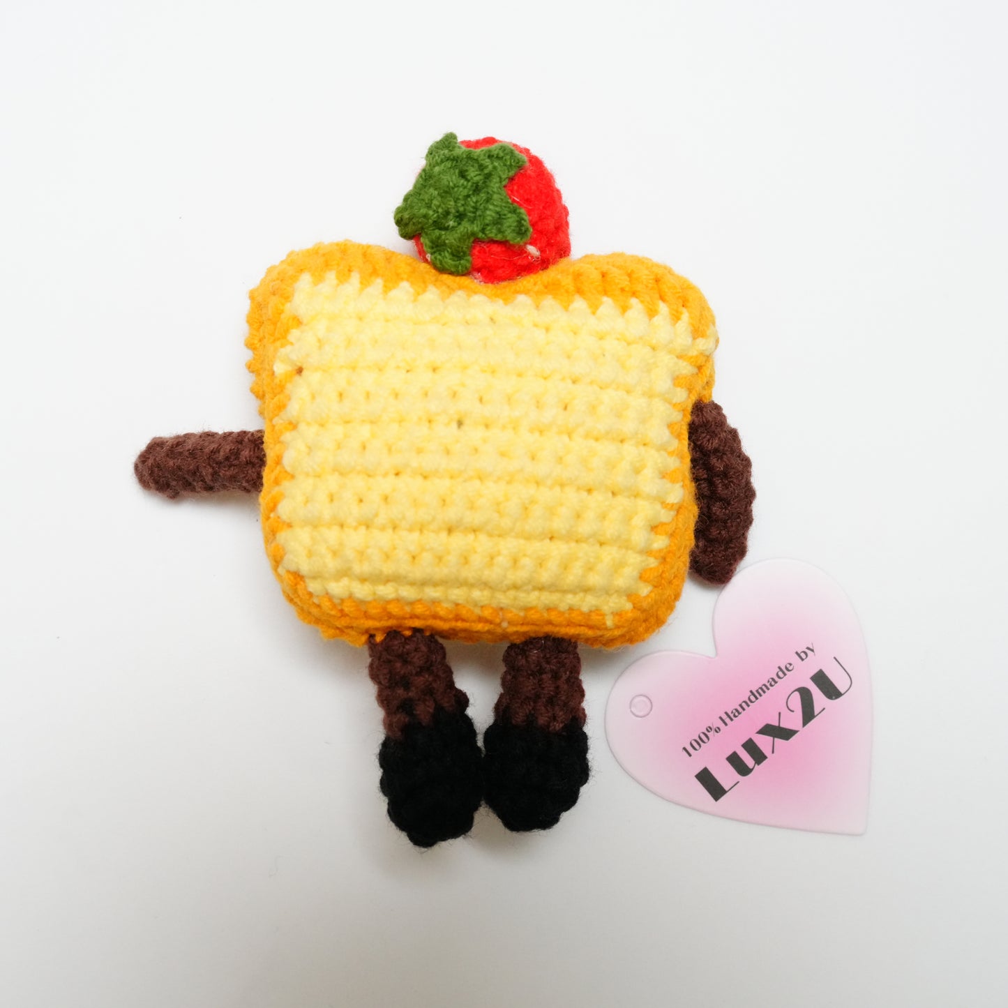 Handmade Crochet Toy Bread with Arms and Legs