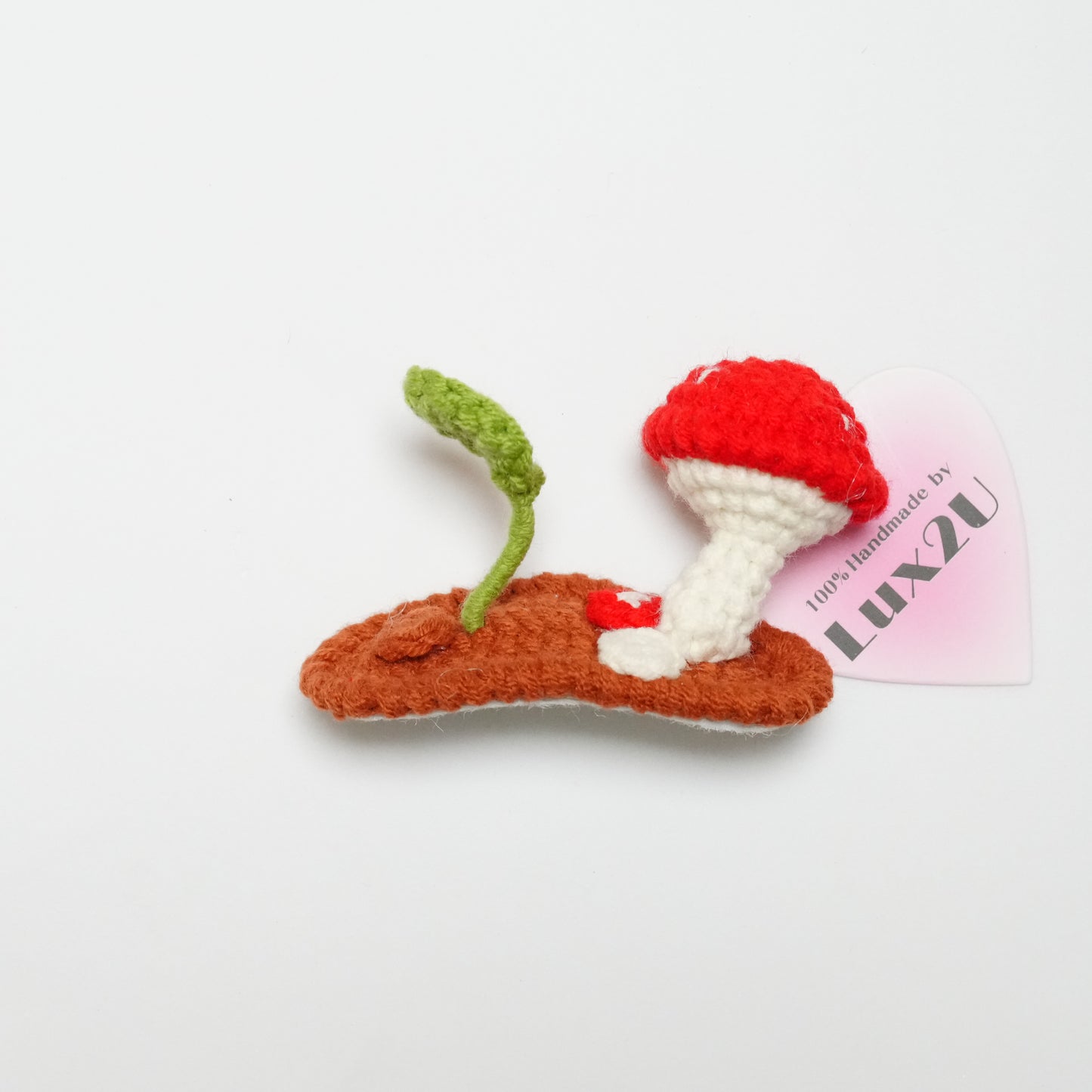 Handmade Crochet 3D Hair Clips