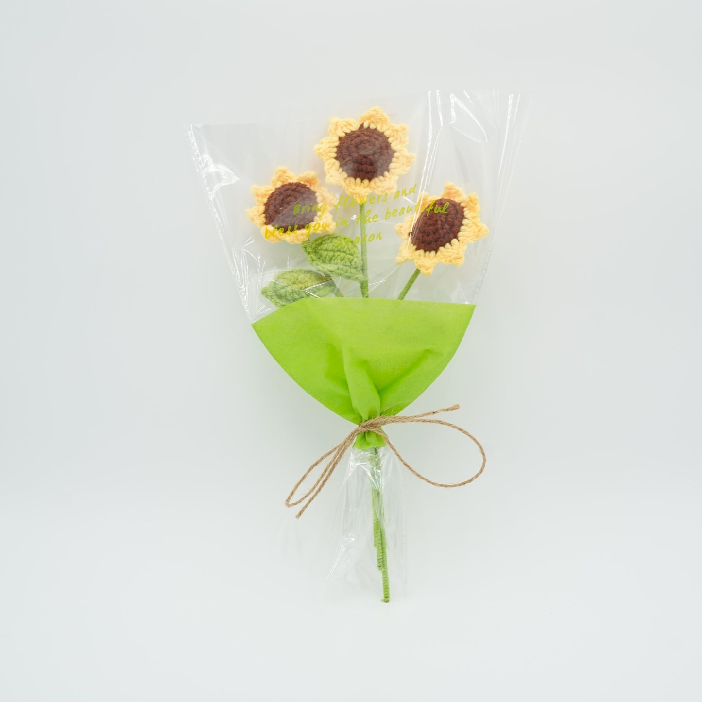 Crochet Flower Bouquet, 100% Handmade | Sunflower