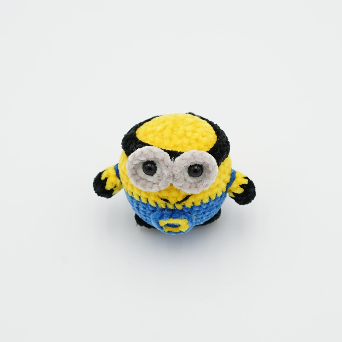 Handmade Crochet Small Minion Bob, Hand-Knitted with Cotton Yarn